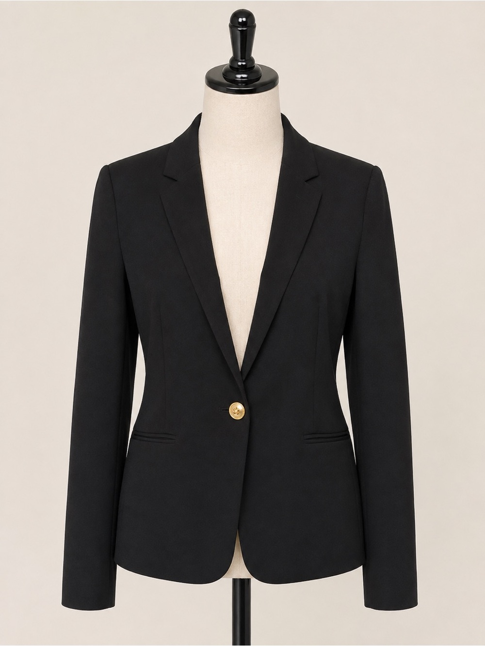 Philosophy Black Single-Button Women's Blazer